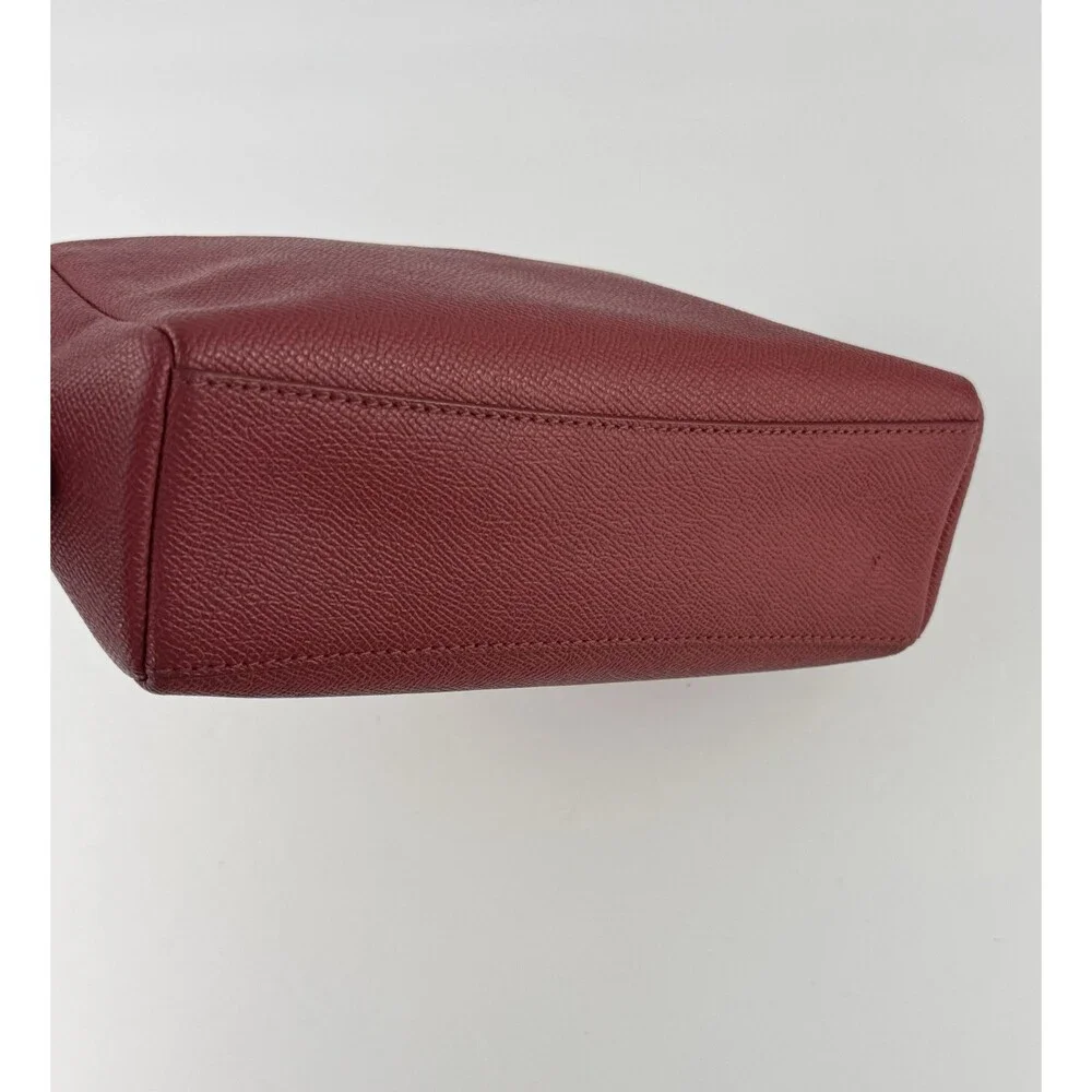 Coach Red Zip Cosmetic Makeup Bag Pouch with Zipper Closure